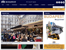 Tablet Screenshot of budapest.hu