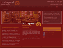 Tablet Screenshot of budapest.com.au