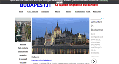 Desktop Screenshot of budapest.it