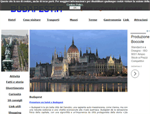 Tablet Screenshot of budapest.it